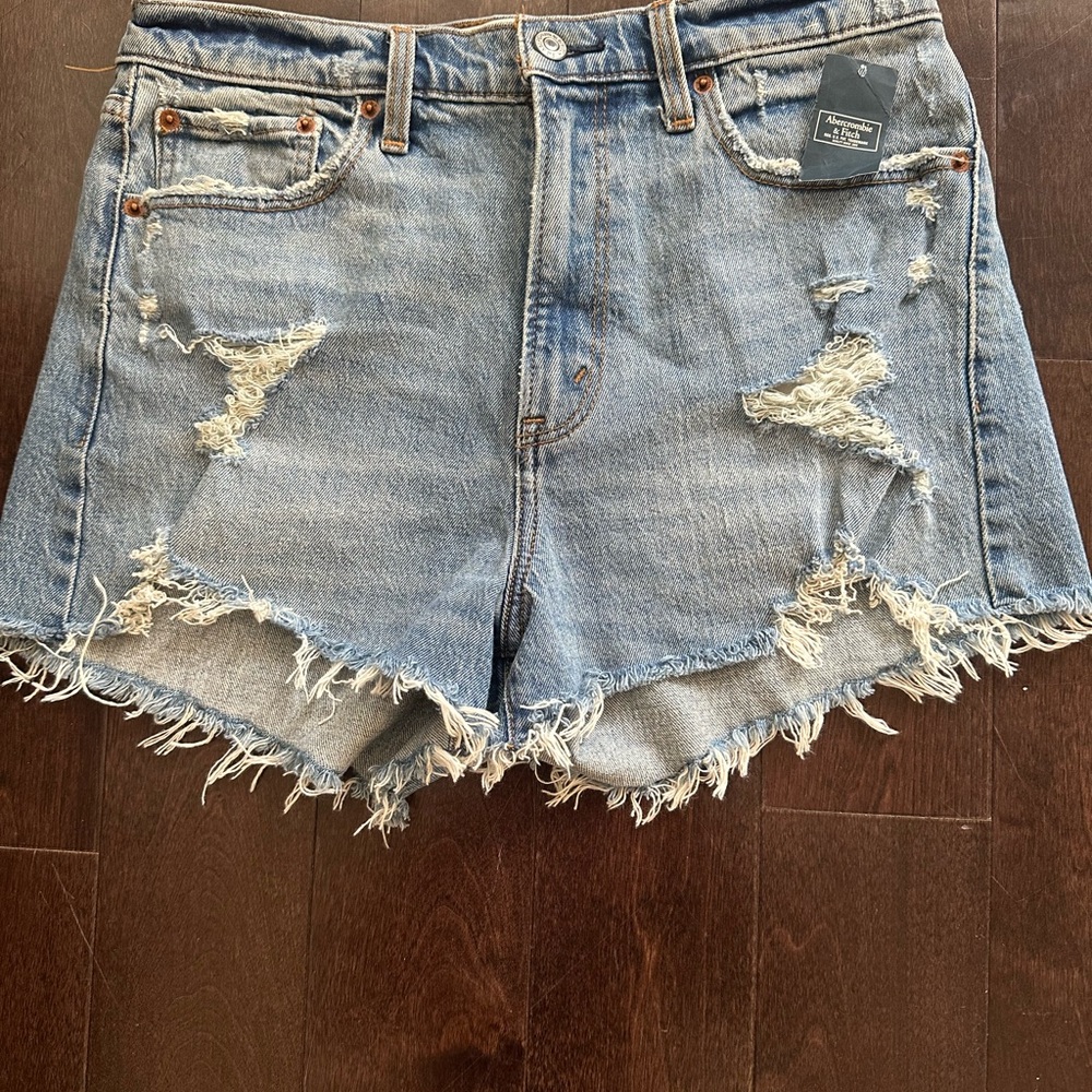 Distressed Denim Women's Shorts